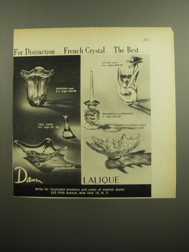 1960 daum and lalique - and,