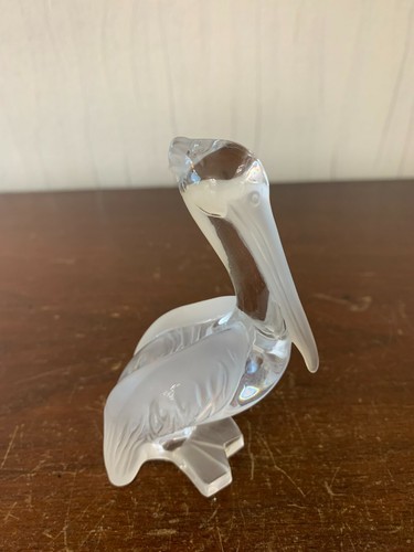 Crystal pelican daum - pelican, unmarked