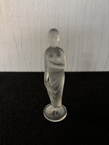 Crystal woman statue - woman, lalique