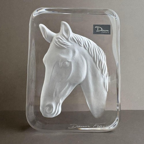 Daum france crystal - daum, horse